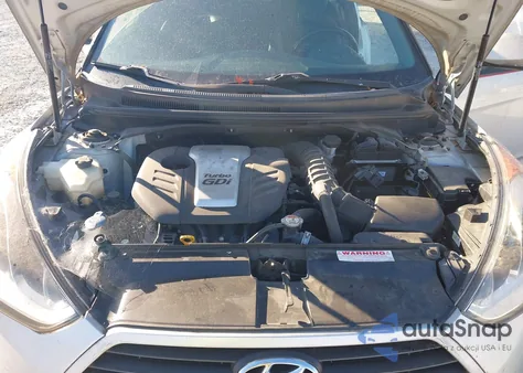 2015 Hyundai Veloster Turbo из США, поврежденный, VIN KMHTC6AE2FU239676